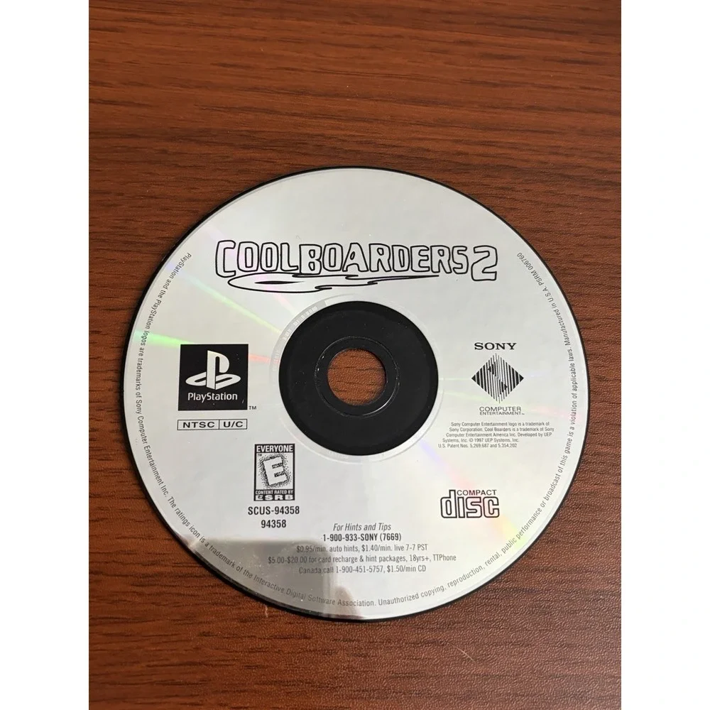 Cool Boarders 2 - (PlayStation 1, PS1) DISC ONLY  Video Game For Sony